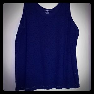 Lane Bryant Tops - Long lace tank, lined with cotton Lane Bryant Tops - Long lace tank, lined with cotton
